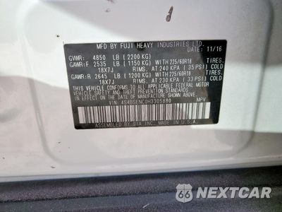 Zdjęcie 14 z 15 samochodu: 2017 SUBARU OUTBACK 3.6R LIMITED VIN:4S4BSENC0H3305880 - miniatura