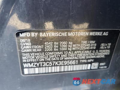 Zdjęcie 12 z 12 samochodu: 2019 MINI COOPER S COUNTRYMAN VIN:WMZYT3C57K3E95661 - miniatura