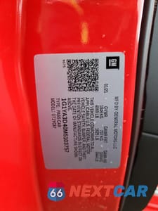 Zdjęcie 12 z 13 samochodu: 2021 CHEVROLET CORVETTE STINGRAY 1LT VIN:1G1YA3D40M5103757 - miniatura