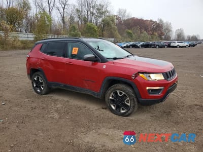 Czwarte zdjęcie samochodu z boku: 2018 JEEP COMPASS TRAILHAWK VIN:3C4NJDDB6JT403443 - miniatura