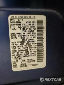 Zdjęcie 13 z 13 samochodu: 2018 NISSAN ROGUE S VIN:JN8AT2MT0JW487070 - miniatura