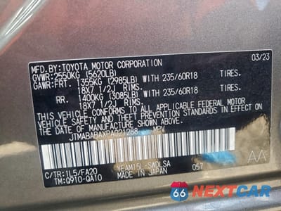 Zdjęcie 14 z 14 samochodu: 2023 SUBARU SOLTERRA PREMIUM VIN:JTMABABAXPA021288 - miniatura