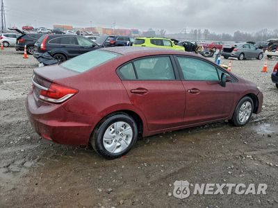 Trzecie zdjęcie samochodu z tyłu: 2013 HONDA CIVIC LX VIN:19XFB2F58DE076291 - miniatura