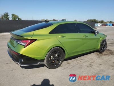 Trzecie zdjęcie samochodu z tyłu: 2024 HYUNDAI ELANTRA N LINE VIN:KMHLR4DF4RU745750 - miniatura