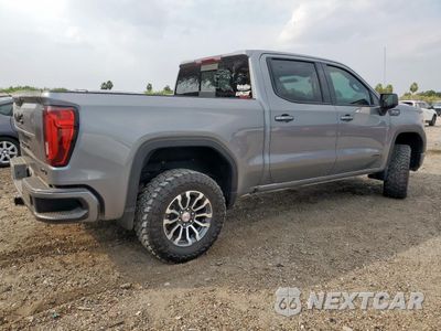 Trzecie zdjęcie samochodu z tyłu: 2021 GMC SIERRA K1500 AT4 VIN:3GTP9EED8MG342309 - miniatura