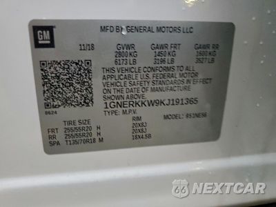 Zdjęcie 13 z 14 samochodu: 2019 CHEVROLET TRAVERSE PREMIER VIN:1GNERKKW9KJ191365 - miniatura
