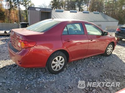 Trzecie zdjęcie samochodu z tyłu: 2009 TOYOTA COROLLA BASE VIN:1NXBU40E79Z158630 - miniatura