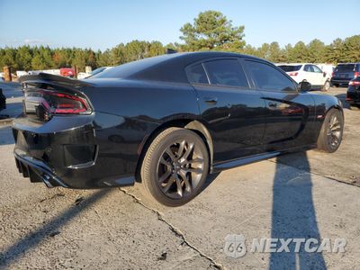 Trzecie zdjęcie samochodu z tyłu: 2021 DODGE CHARGER SCAT PACK VIN:2C3CDXGJ6MH648618 - miniatura