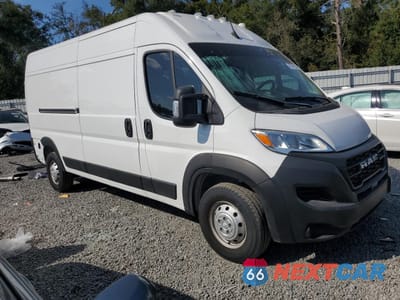 Czwarte zdjęcie samochodu z boku: 2023 RAM PROMASTER DELIVERY VAN VIN:3C6LRVDGXPE579112 - miniatura
