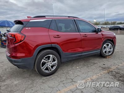 Trzecie zdjęcie samochodu z tyłu: 2018 GMC TERRAIN SLE VIN:3GKALMEX1JL128720 - miniatura