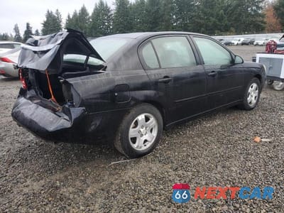 Trzecie zdjęcie samochodu z tyłu: 2005 CHEVROLET MALIBU LT VIN:1G1ZU54815F121187 - miniatura