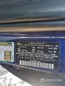 Zdjęcie 12 z 14 samochodu: 2017 KIA OPTIMA LX VIN:5XXGT4L37HG122478 - miniatura