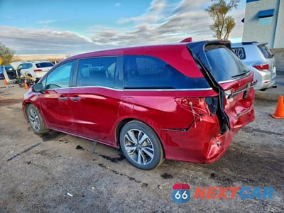 Drugie zdjęcie samochodu z przodu: 2024 HONDA ODYSSEY TOURING VIN:5FNRL6H87RB029781 - miniatura