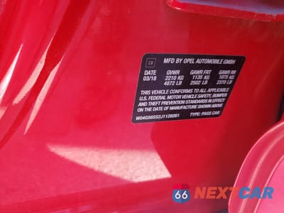 Zdjęcie 12 z 14 samochodu: 2018 BUICK REGAL GS VIN:W04GS6SS2J1129261 - miniatura