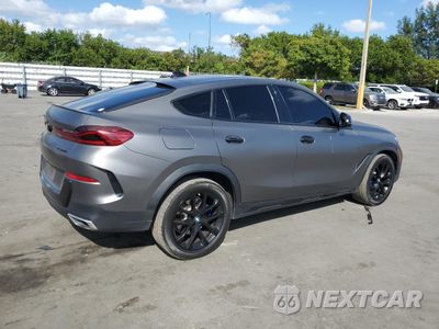 Trzecie zdjęcie samochodu z tyłu: 2022 BMW X6 XDRIVE40I VIN:5UXCY6C01N9L02760 - miniatura