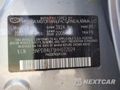 Zdjęcie 13 z 15 samochodu: 2017 HYUNDAI ELANTRA SE VIN:5NPD84LF9HH072024 - miniatura