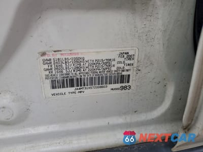 Zdjęcie 13 z 13 samochodu: 2007 MITSUBISHI OUTLANDER LS VIN:JA4MT31X57Z008603 - miniatura