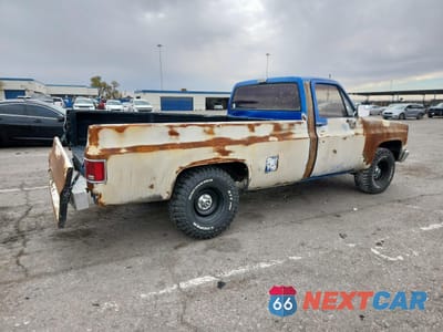 Trzecie zdjęcie samochodu z tyłu: 1983 CHEVROLET C10 VIN:1GCEC14H3DJ155841 - miniatura