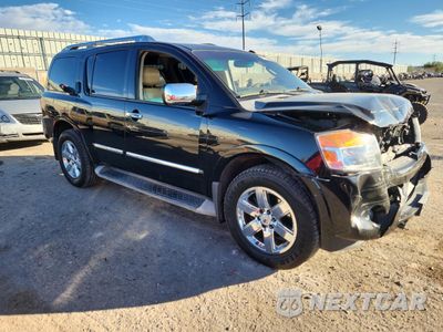 Czwarte zdjęcie samochodu z boku: 2012 NISSAN ARMADA SV VIN:5N1BA0NE2CN616733 - miniatura