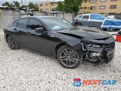 Czwarte zdjęcie samochodu z boku: 2025 ACURA TLX A-SPEC VIN:19UUB6F54SA003743 - miniatura