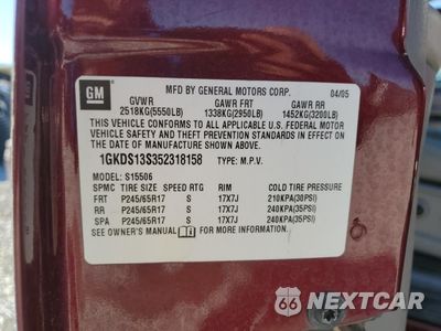 Zdjęcie 13 z 15 samochodu: 2005 GMC ENVOY VIN:1GKDS13S352318158 - miniatura