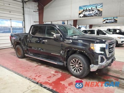 Czwarte zdjęcie samochodu z boku: 2019 GMC SIERRA K1500 SLT VIN:1GTU9DED3KZ422546 - miniatura