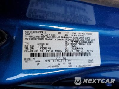 Zdjęcie 12 z 14 samochodu: 2018 FORD FOCUS SEL VIN:1FADP3H28JL238222 - miniatura