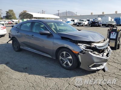 Czwarte zdjęcie samochodu z boku: 2020 HONDA CIVIC LX VIN:2HGFC2F66LH590635 - miniatura