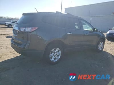 Trzecie zdjęcie samochodu z tyłu: 2015 CHEVROLET TRAVERSE LS VIN:1GNKRFED7FJ145222 - miniatura