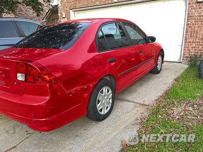 Czwarte zdjęcie samochodu z boku: 2005 HONDA CIVIC DX VP VIN:1HGES16365L015441 - miniatura