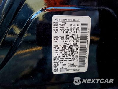 Zdjęcie 14 z 14 samochodu: 2013 NISSAN ROGUE S VIN:JN8AS5MV6DW106719 - miniatura