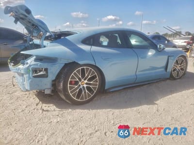 Trzecie zdjęcie samochodu z tyłu: 2023 PORSCHE TAYCAN 4S VIN:WP0AB2Y14PSA36153 - miniatura