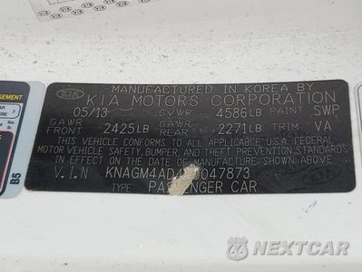Zdjęcie 12 z 12 samochodu: 2013 KIA OPTIMA HYBRID EX VIN:KNAGM4AD4D5042883 - miniatura