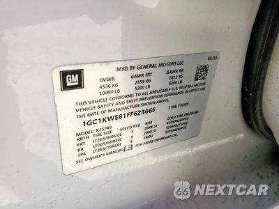 Zdjęcie 12 z 12 samochodu: 2015 CHEVROLET SILVERADO K2500 HEAVY DUTY LTZ VIN:1GC1KWE81FF623665 - miniatura