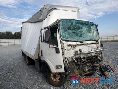 Czwarte zdjęcie samochodu z boku: 2012 ISUZU NPR HD BOX TRUCK VIN:JALC4W160C7002848 - miniatura
