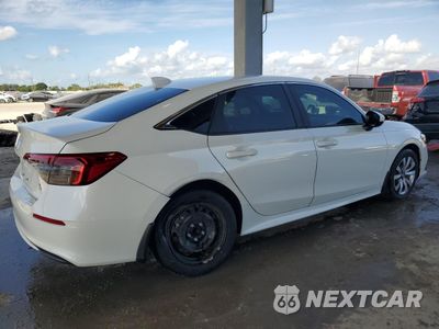 Trzecie zdjęcie samochodu z tyłu: 2023 HONDA CIVIC LX VIN:2HGFE2F21PH563615 - miniatura