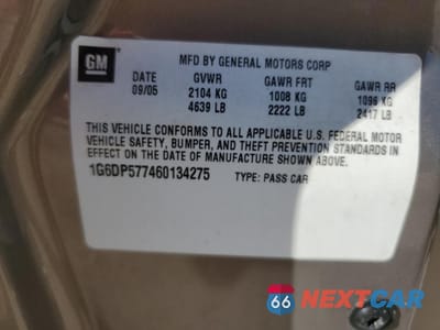 Zdjęcie 12 z 12 samochodu: 2006 CADILLAC CTS HI FEATURE V6 VIN:1G6DP577460134275 - miniatura