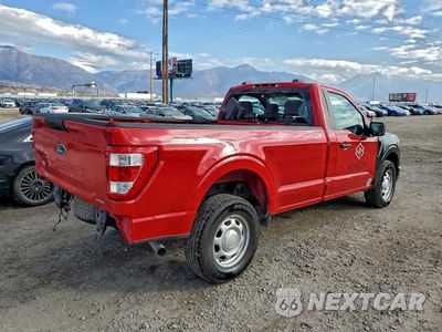 Trzecie zdjęcie samochodu z tyłu: 2022 FORD F150 VIN:1FTMF1EP1NKD11640 - miniatura