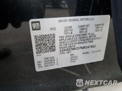 Zdjęcie 13 z 13 samochodu: 2022 CHEVROLET TAHOE C1500 LS VIN:1GNSCMKD7NR347682 - miniatura
