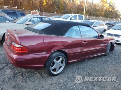 Trzecie zdjęcie samochodu z tyłu: 2002 MERCEDES-BENZ CLK 430 VIN:WDBLK70G62T112427 - miniatura