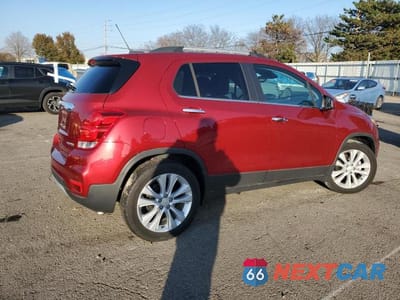 Trzecie zdjęcie samochodu z tyłu: 2019 CHEVROLET TRAX PREMIER VIN:3GNCJMSB6KL233605 - miniatura