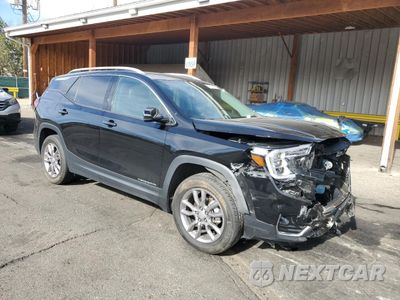 Czwarte zdjęcie samochodu z boku: 2023 GMC TERRAIN SLT VIN:3GKALVEG2PL227688 - miniatura