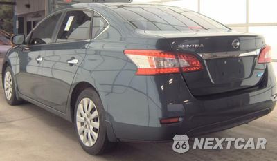 Trzecie zdjęcie samochodu z tyłu: 2014 NISSAN SENTRA S VIN:3N1AB7AP1EY209203 - miniatura