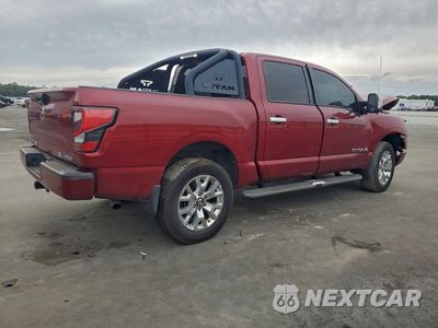 Trzecie zdjęcie samochodu z tyłu: 2021 NISSAN TITAN SV VIN:1N6AA1ED6MN501256 - miniatura