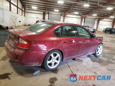 Trzecie zdjęcie samochodu z tyłu: 2009 SUBARU LEGACY 2.5I VIN:4S3BL616497224477 - miniatura
