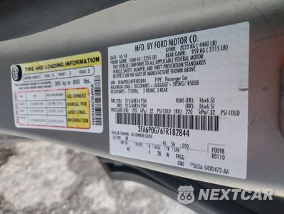 Zdjęcie 12 z 12 samochodu: 2015 FORD FUSION S VIN:3FA6P0G76FR182844 - miniatura