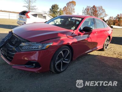 2021 HONDA ACCORD SPORT 1HGCV1F36MA098782 - główne zdjęcie licytacji z USA - miniatura