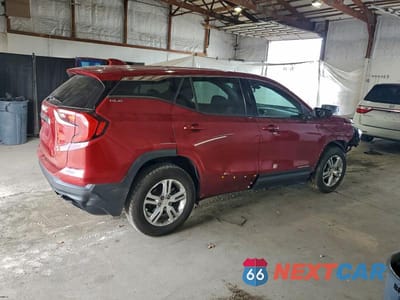Trzecie zdjęcie samochodu z tyłu: 2018 GMC TERRAIN SLE VIN:3GKALTEV1JL252771 - miniatura