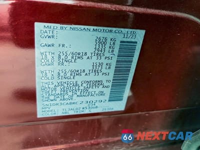 Zdjęcie 13 z 13 samochodu: 2024 NISSAN PATHFINDER SL VIN:5N1DR3CA8RC230292 - miniatura