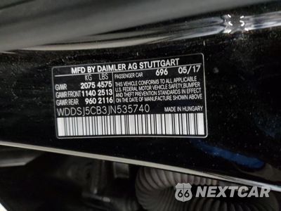 Zdjęcie 12 z 13 samochodu: 2018 MERCEDES-BENZ CLA 45 AMG VIN:WDDSJ5CB3JN535740 - miniatura